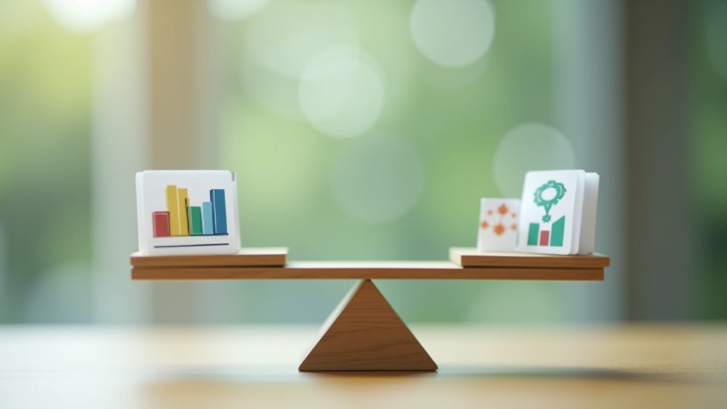 Balance comparant deux types d'inflation